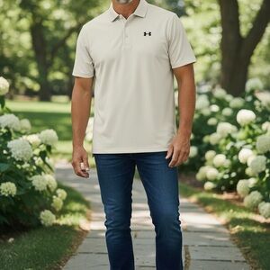 Under Armour Men's Polo Shirt in White